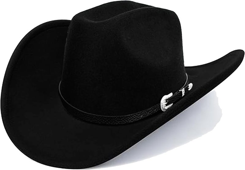 UTOWO Vintage Western Cowboy Hat for Men Outback Cowgirl Hat M/L - Image 1